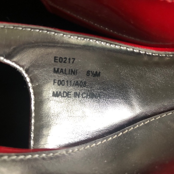 Calvin Klein Malini Wedges Red Size 6.5 - Picture 5 of 9